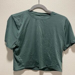 Lululemon wundermost ultra soft nulu cropped tee